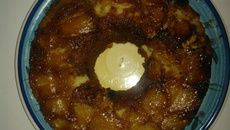 Pão-de-ló com abacaxi