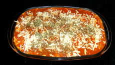 Lasanha quatro queijos