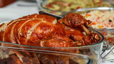 Chester ao molho de laranja