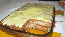 Minha lasanha de berinjela