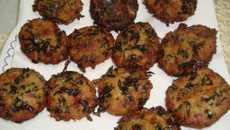 Bolinhos de folhas de brócolis