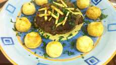 Filé ao molho de mostarda