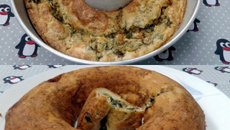 Torta de folha de cenoura