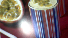 Smoothie de maracujá e manga