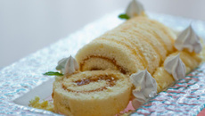 Rocambole de doce de leite