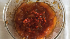 Chutney de damasco