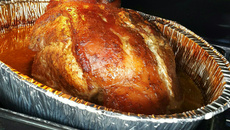 Pernil assado bem temperado