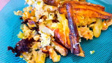 Pirarucu seco ao forno