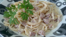 Molho branco de linguiça mista