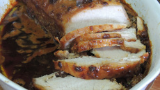 Lombo recheado com ameixa à Weitzel