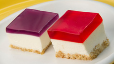 Mini cheesecake de gelatina