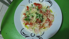 Camarão à moda tropical