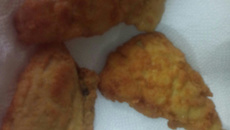 Filé de merluza com purê  de batata