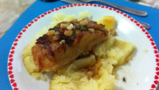 Bacalhau com batatas ao murro