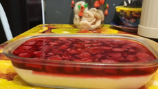 Sobremesa de morango