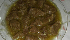 Carne cozida fácil e rápido