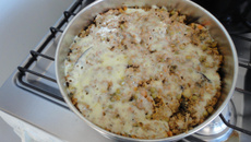 Berinjela ao forno light