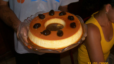 Pudim fácil de pão amanhecido