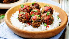 Almôndegas vegetarianas