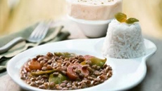 Ensopado de lentilha com cenoura