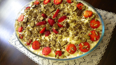 Pavê preto e branco com Bis