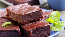 Bolo de chocolate com água