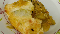 Camarão com batata ao forno do Lúcio Cezar