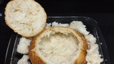 Queijos no pão italiano