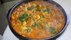 Risoto de Costelinha e Pequi