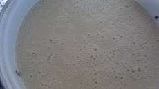 Suco de umbu com leite