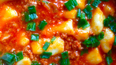 Nhoque de batata com maisena