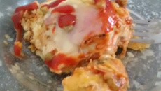 Lasanha de frango com molho branco