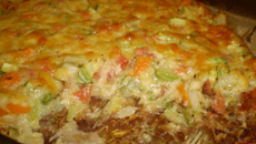 Torta de legumes leve