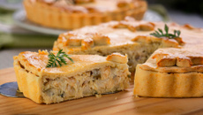 Empadão de bacalhau