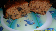 Bolo de Whey Protein com ameixa seca