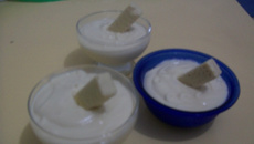 Mousse cremoso de limão