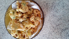 Bolinho de couve-flor à moda árabe