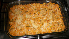 Torta de frango no forno