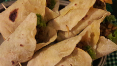 Massa para burritos ou quesadillas