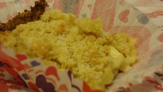 Bolo cremoso de farofa