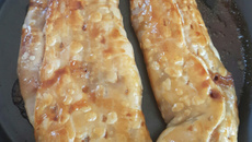 Torta folhada de banana e maçã