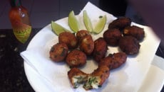 Bolinho de bacalhau levinho