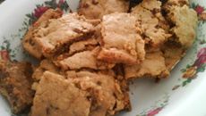 Cookies com gotas de chocolate