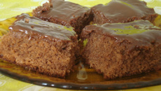 Bolo aerado de chocolate