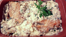 Filé de frango com palmito