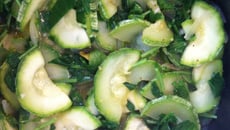 Abobrinha com agrião