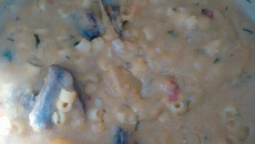 Sopa creme de mandioquinha