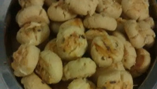 Salgadinho de queijo ralado