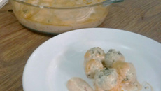 Nhoque de espinafre e ricota