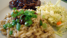 Risoto de alho-poró